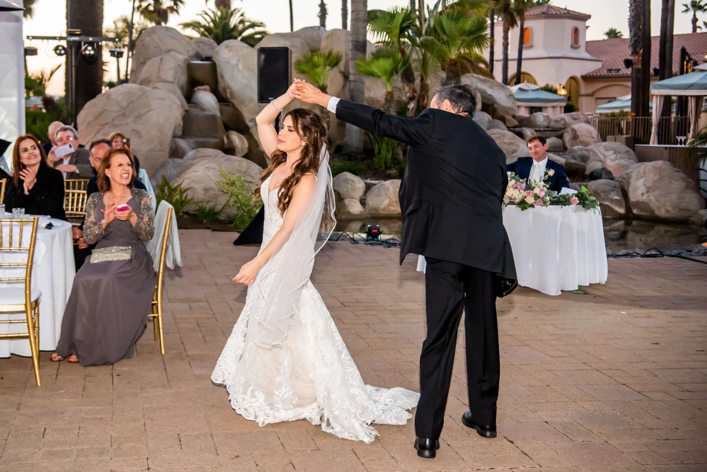 San Diego Mission Bay Resort Wedding coordinated by Elements of Style, Maggie and Eric Wedding Photo #185 by True Photography