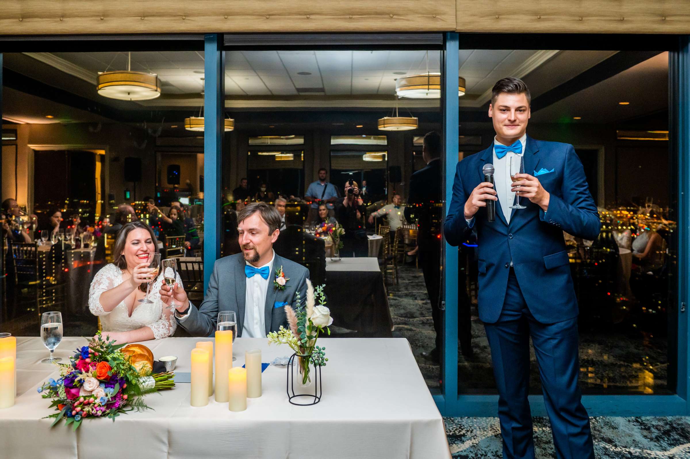 The University Club Atop Symphony Towers Wedding coordinated by Events Inspired SD, Sarah and Andreas Wedding Photo #80 by True Photography