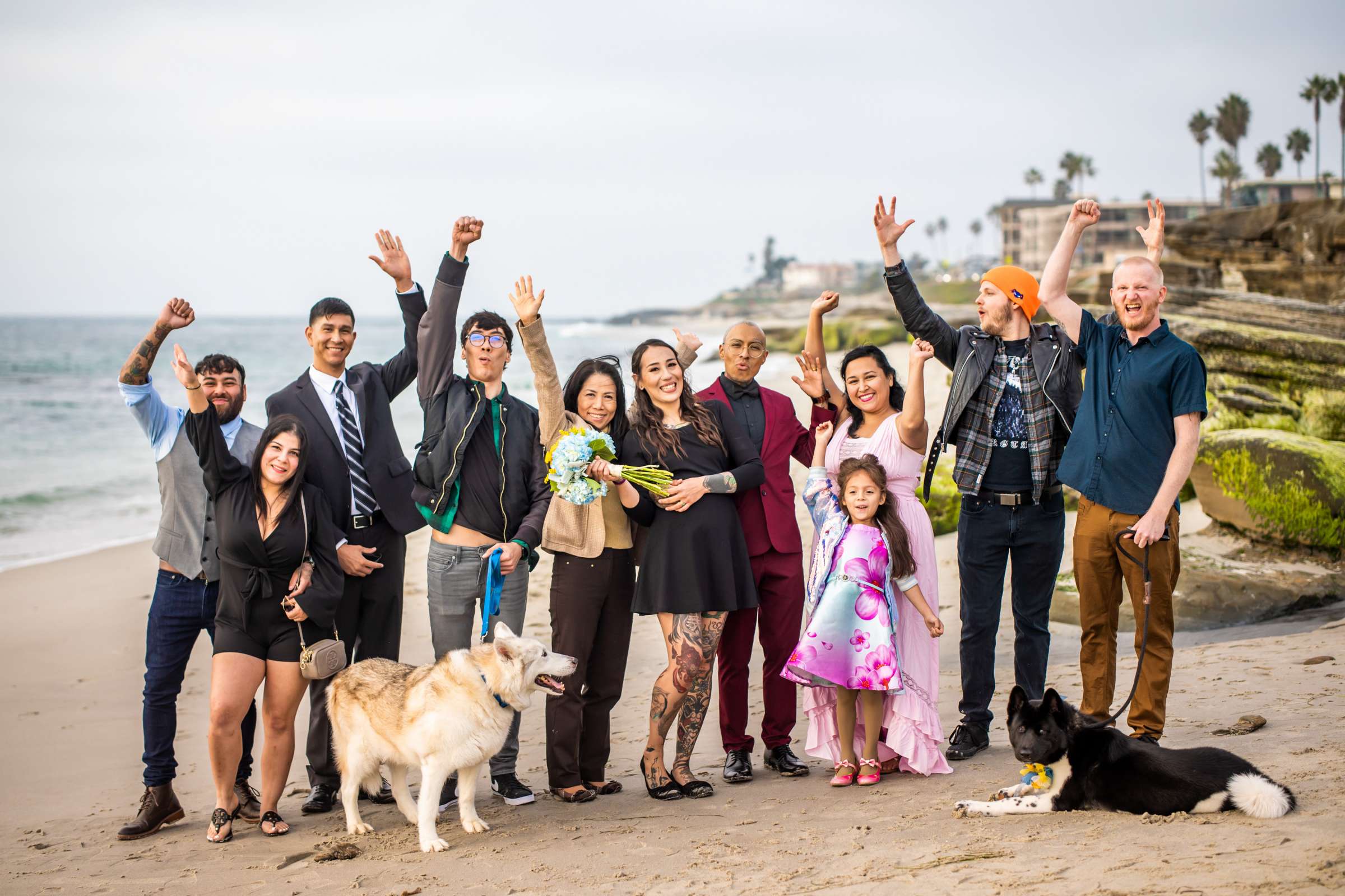 Windansea Beach Wedding, Leah and Yessi Wedding Photo #2 by True Photography