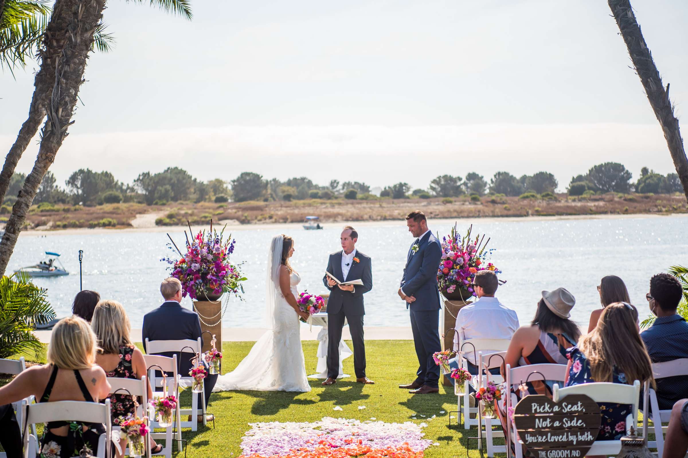 San Diego Mission Bay Resort Wedding coordinated by SD Weddings by Gina, Vanessa and Chris Wedding Photo #60 by True Photography