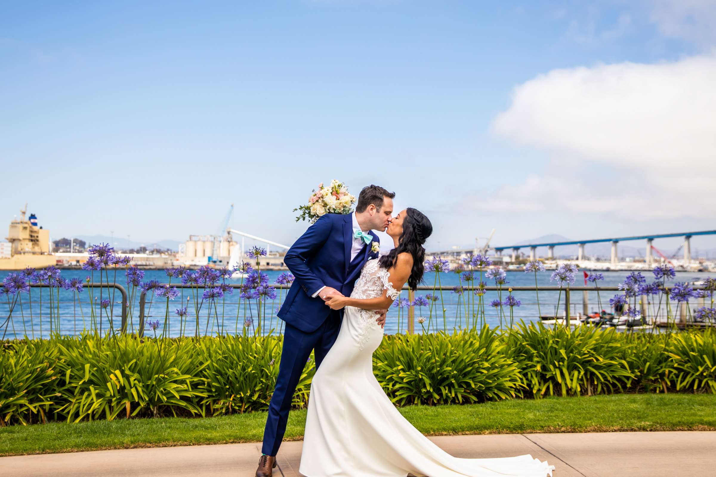 Coronado Island Marriott Resort & Spa Wedding coordinated by Events Inspired SD, Christine and David Wedding Photo #40 by True Photography