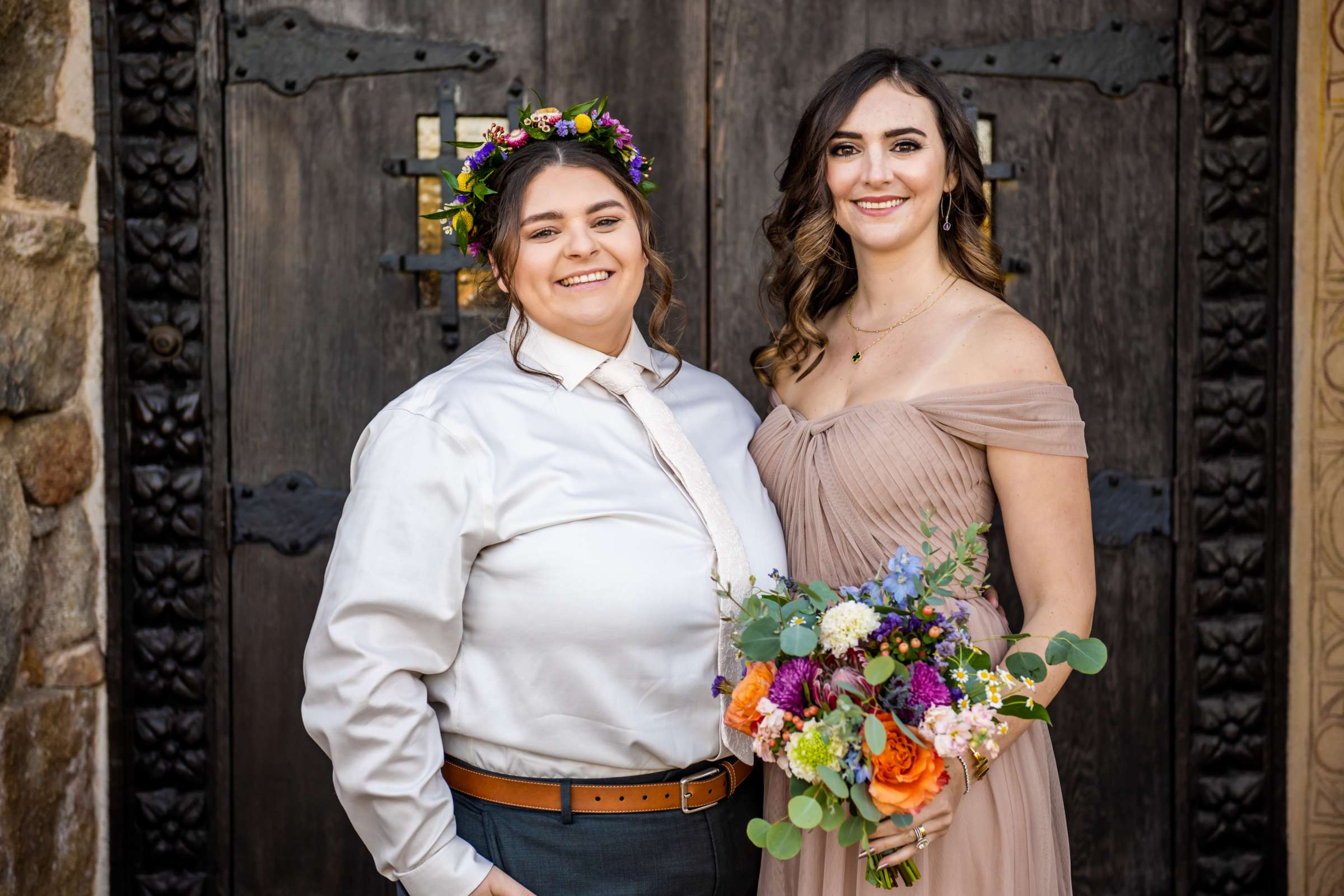 Mt Woodson Castle Wedding coordinated by Personal Touch Dining, Courtney and Aly Wedding Photo #50 by True Photography