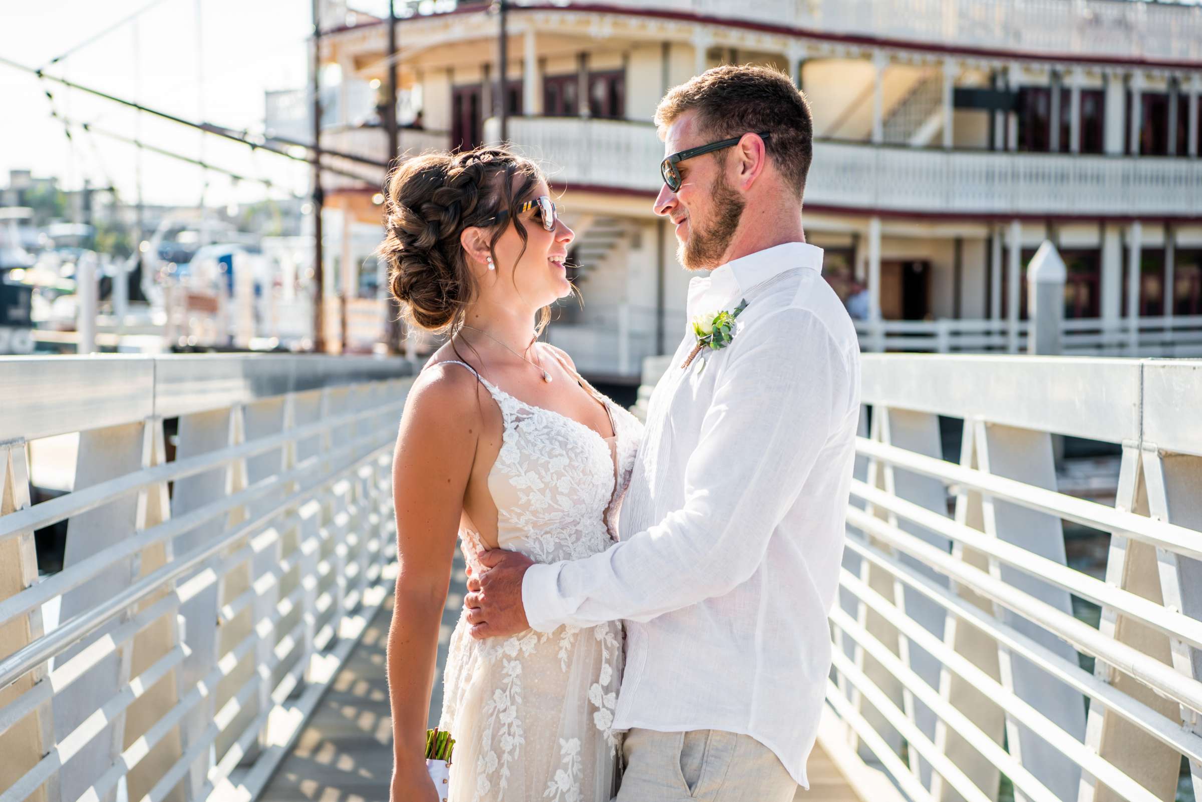 Bahia Hotel Wedding coordinated by Blissful Weddings & Co., Rachel and Scott Wedding Photo #17 by True Photography