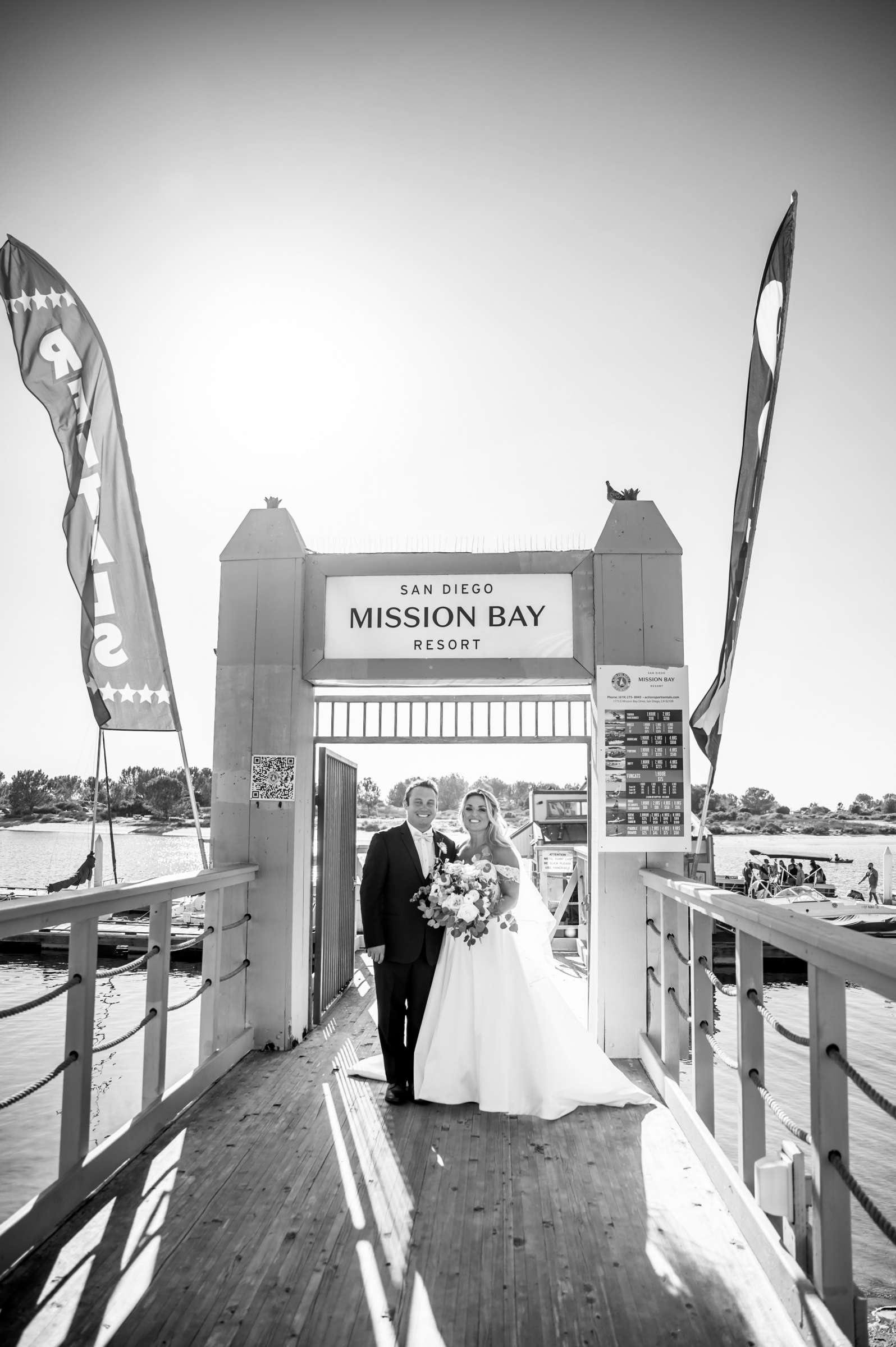 San Diego Mission Bay Resort Wedding coordinated by Type A Soiree Events, Grete and Brandon Wedding Photo #33 by True Photography