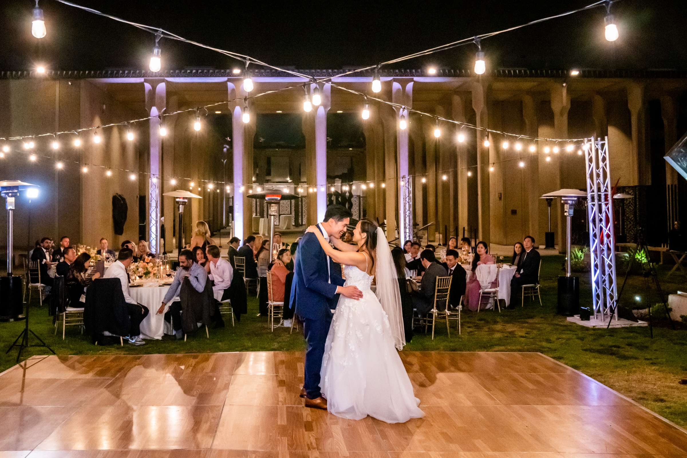 San Diego Museum of Art Wedding, Liz and Jeremy Wedding Photo #29 by True Photography