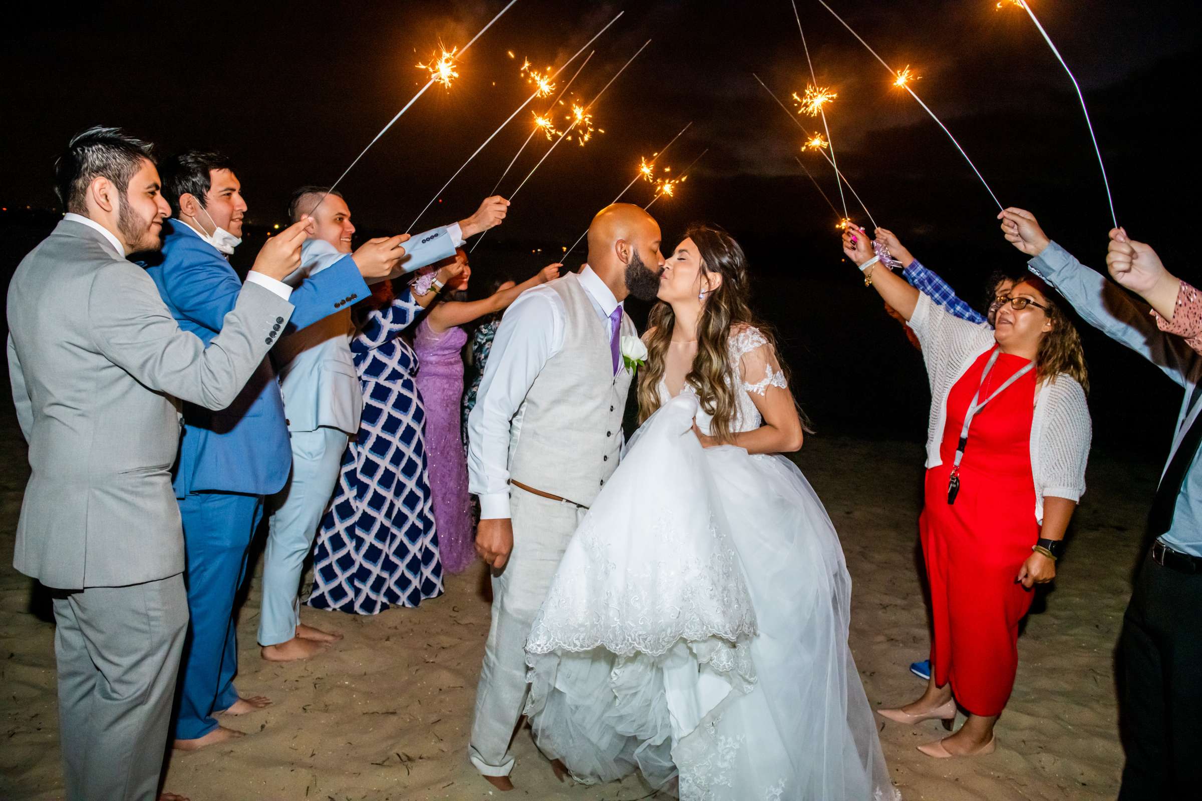 San Diego Mission Bay Resort Wedding coordinated by Elements of Style, Ana and Bobby Wedding Photo #66 by True Photography