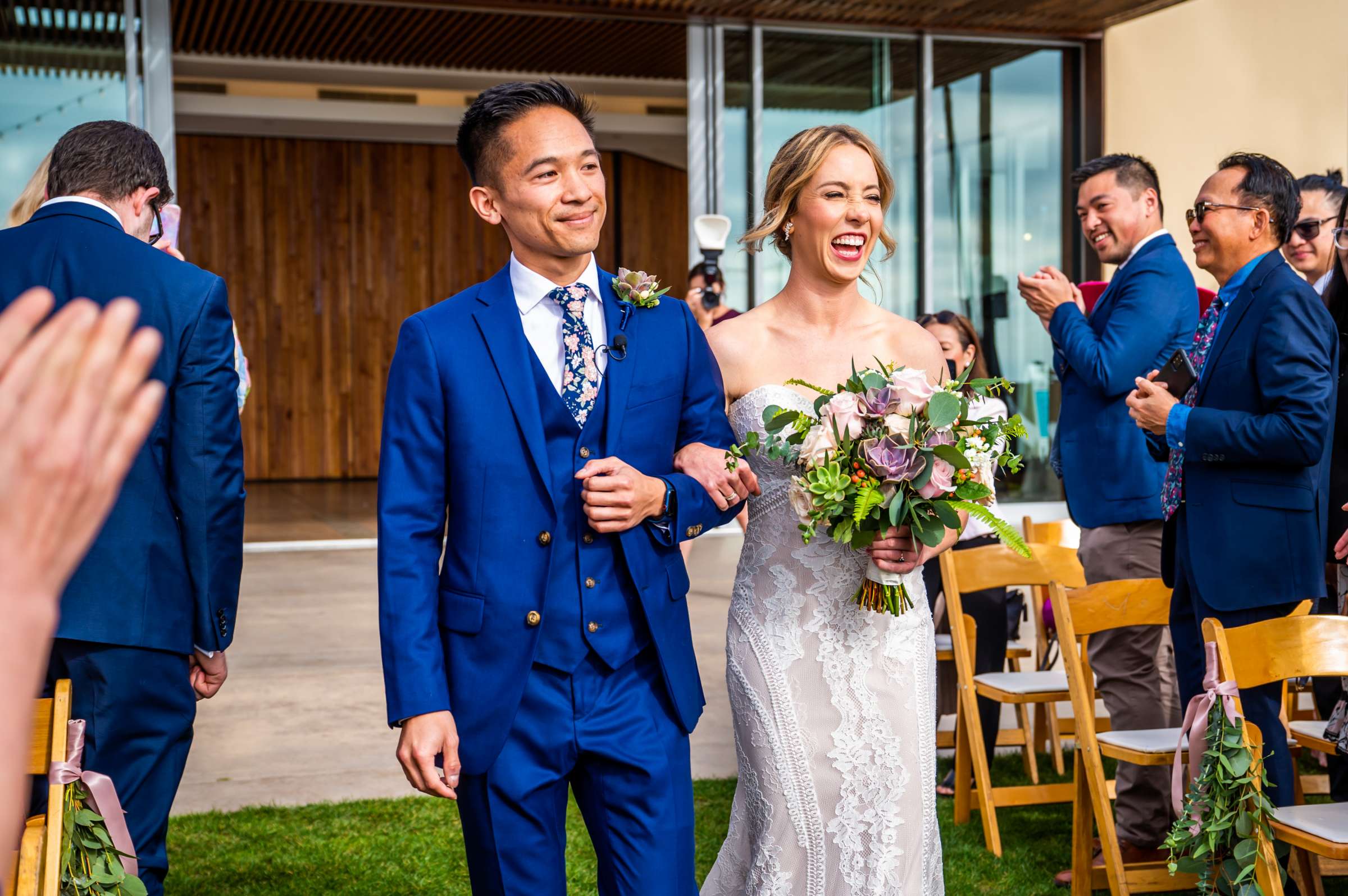 Scripps Seaside Forum Wedding, Kelsey and Ryan Wedding Photo #11 by True Photography