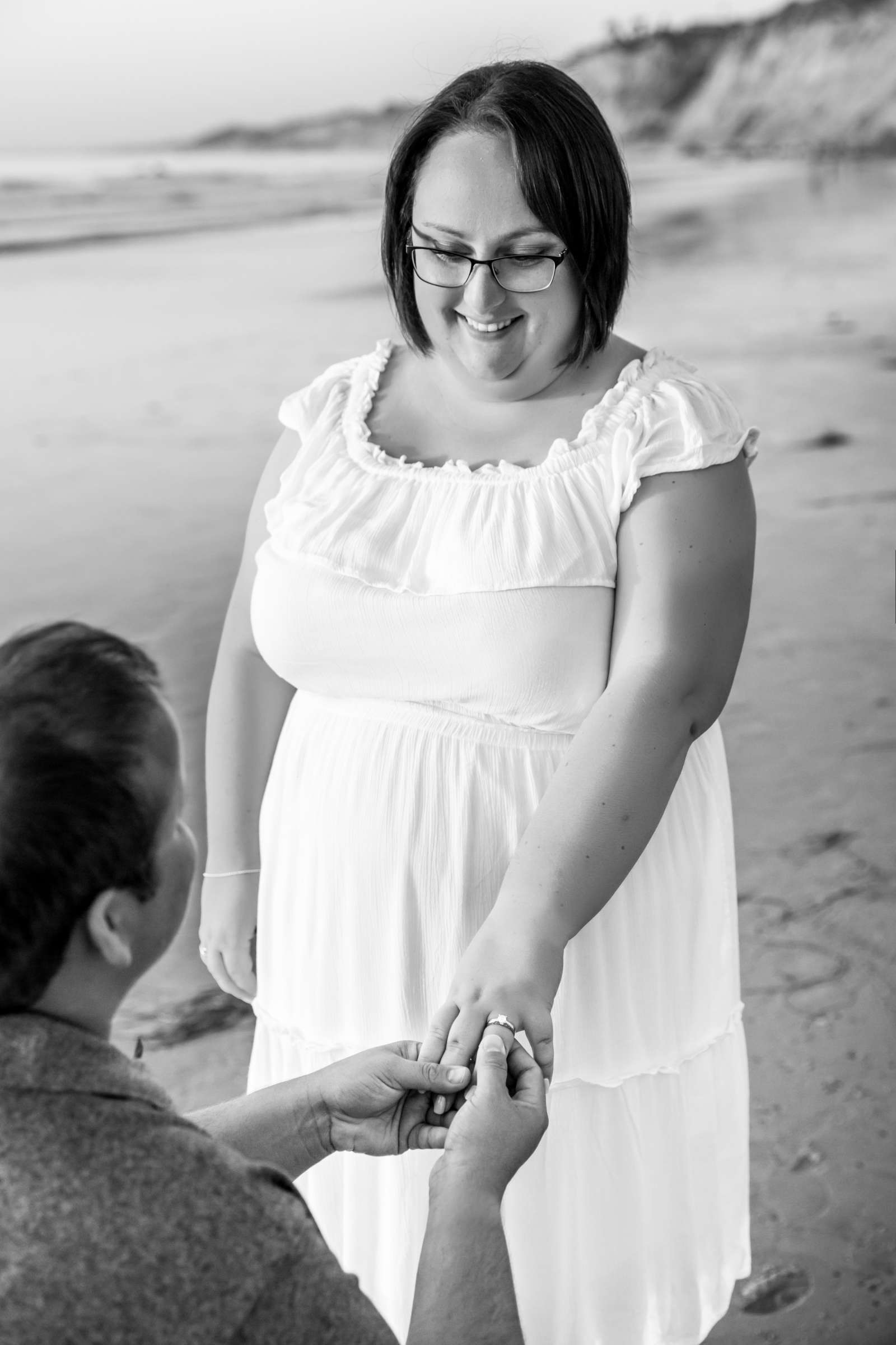 Scripps Seaside Forum Engagement, Candice and Jason Engagement Photo #38 by True Photography