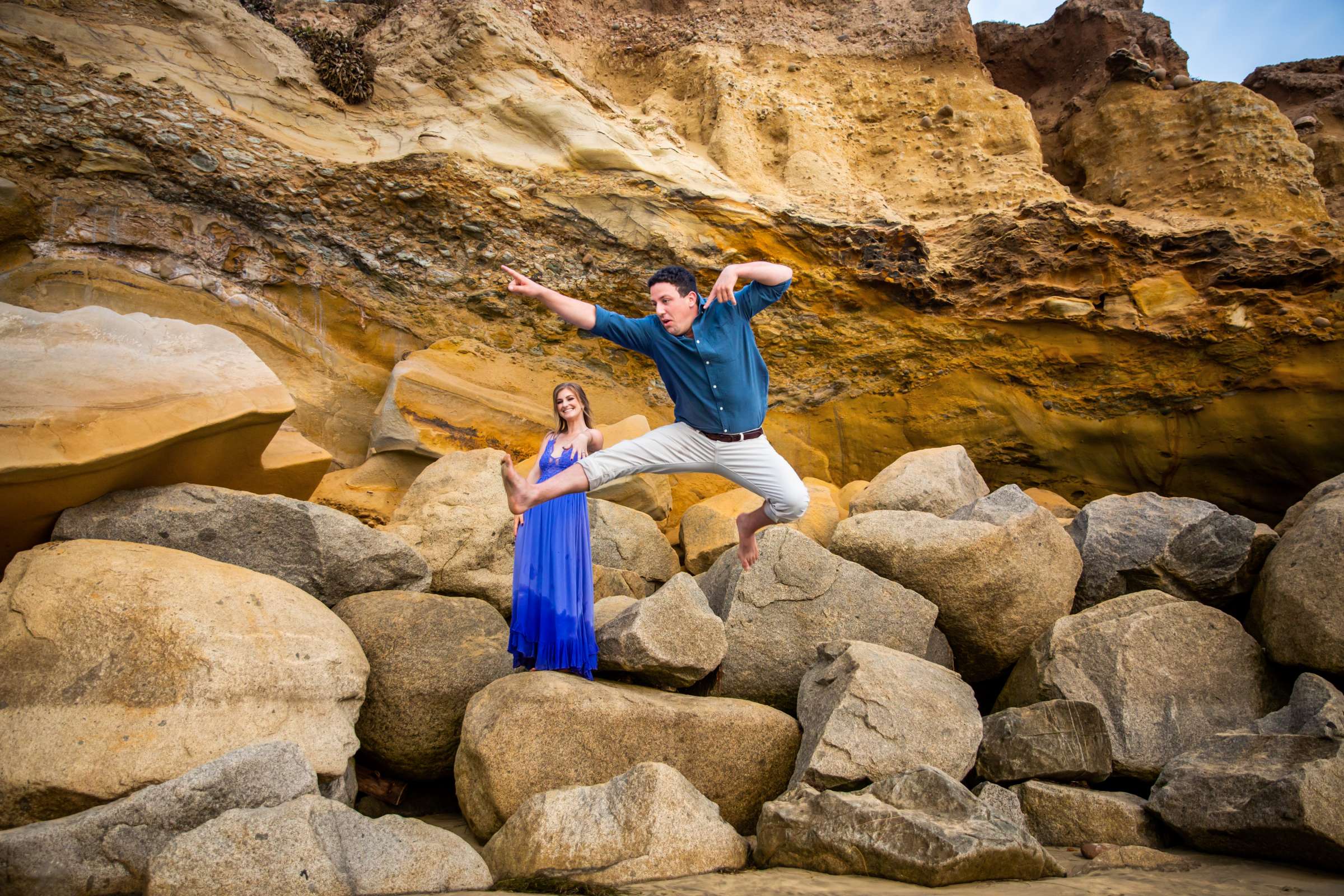 Scripps Seaside Forum Engagement, Maren and Chris Engagement Photo #11 by True Photography